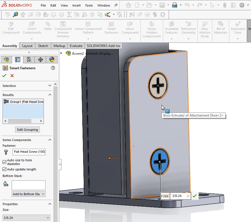 how to download smart fasteners solidworks